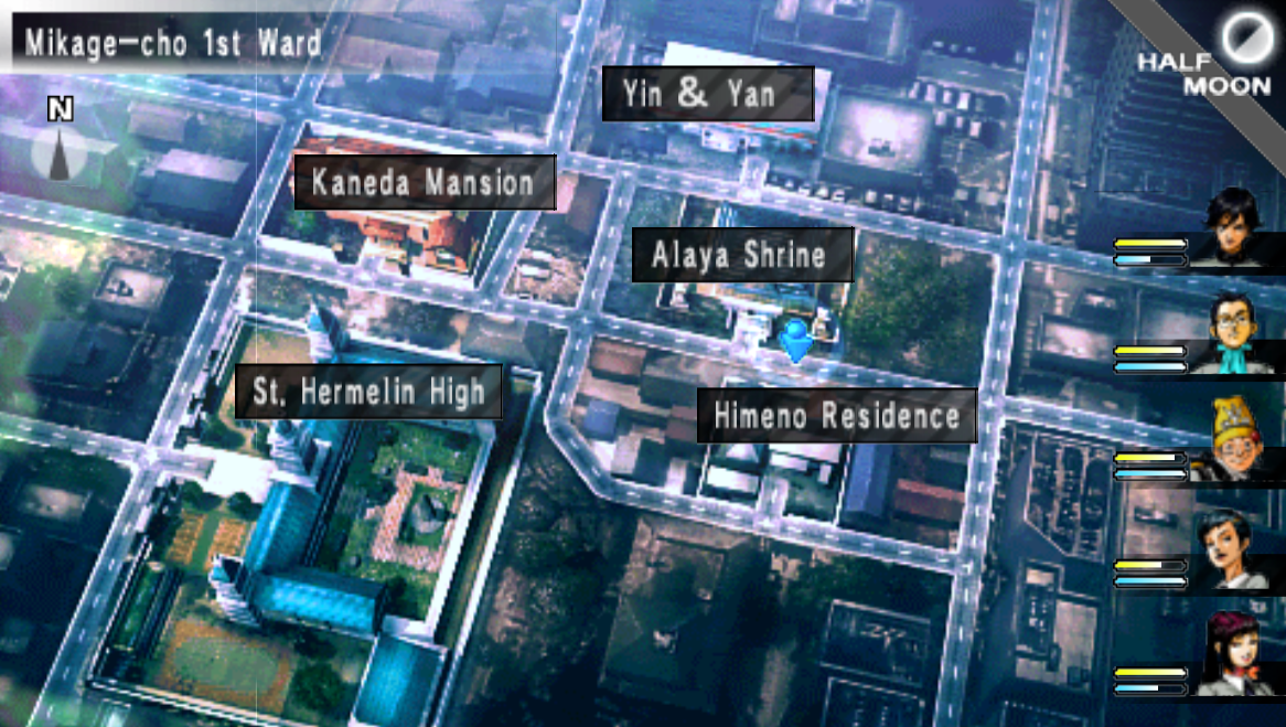 Mikage-cho 1st Ward World Map